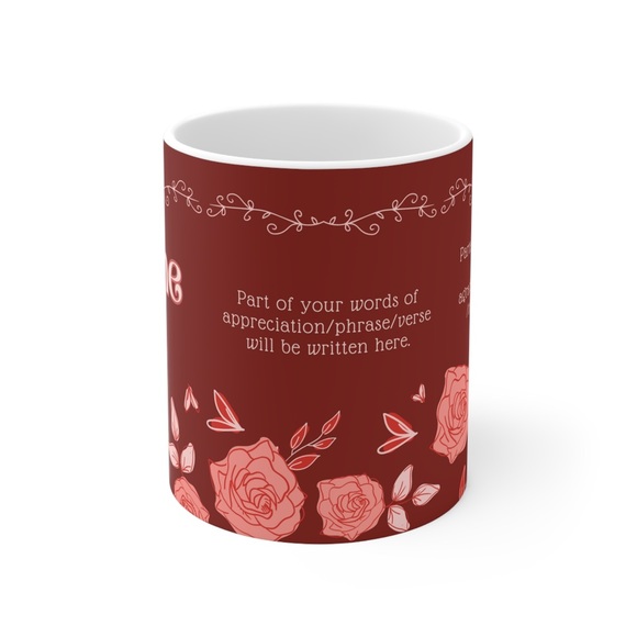 Red Custom Mugs - Picture 4 of 9